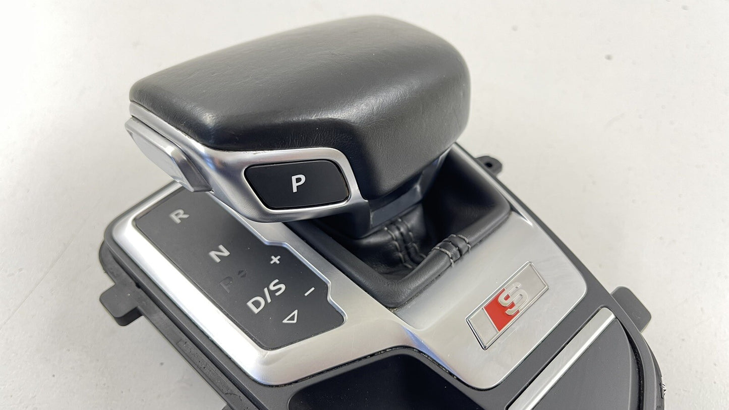 18-21 AUDI S4 S5 AUTOMATIC GEAR SHIFT KNOB SELECT INDICATOR BEZEL TRIM OEM