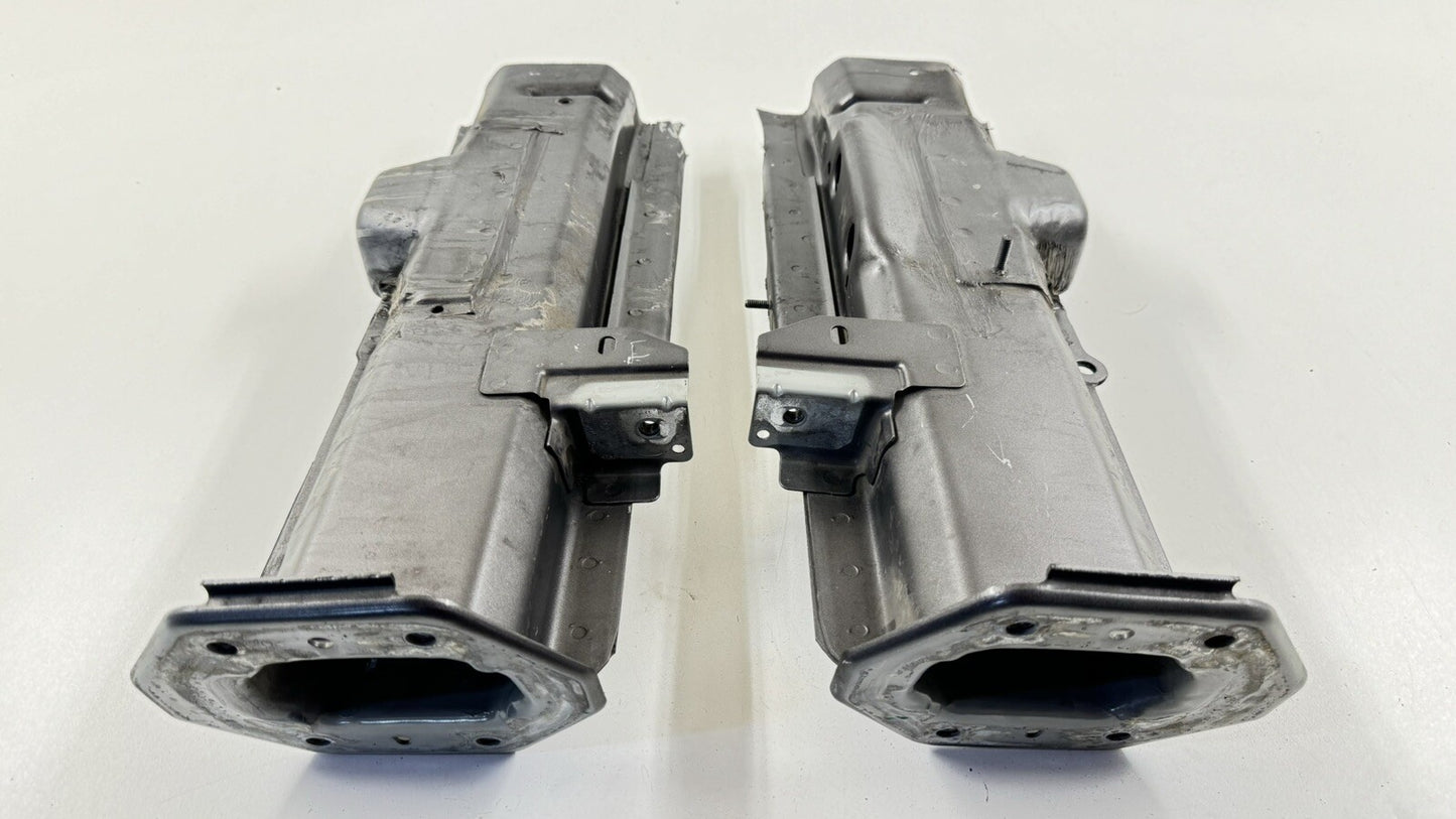 14-23 MASERATI GHIBLI FRONT FRAME RAIL SUPPORT EXTENSION CUT PAIR OEM