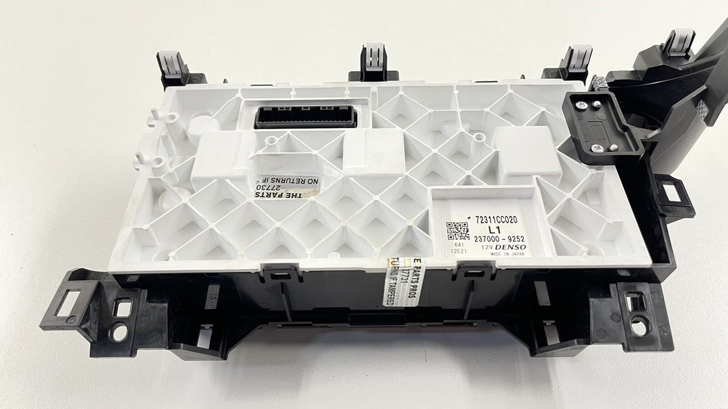 22-26 Subaru BRZ HVAC AC Dual Zone Climate Control Switch Panel 72311CC030 OEM
