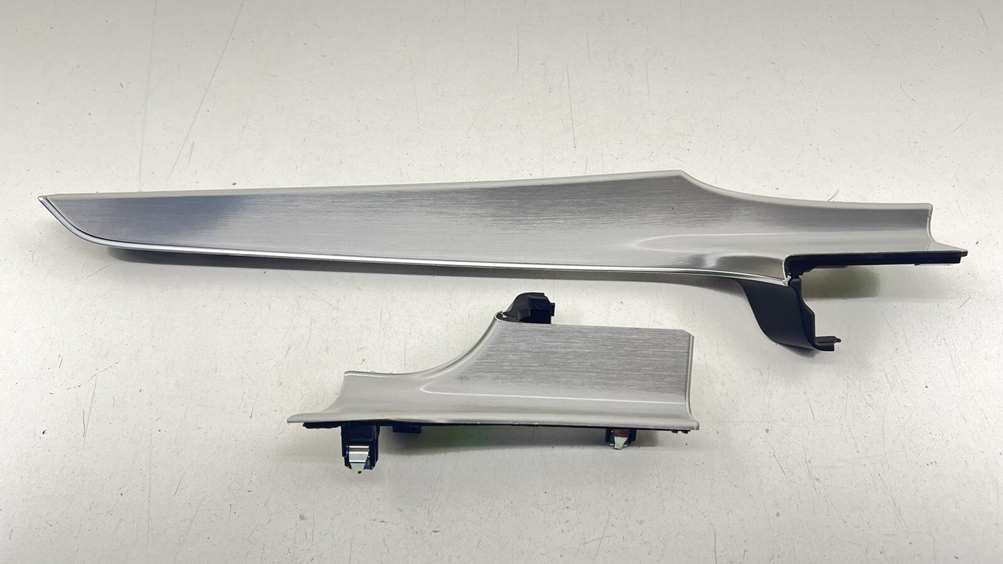 15-21 MERCEDES-BENZ C63S DASH BEZEL PANEL COVER TRIM GARNISH MOULDING PAIR OEM