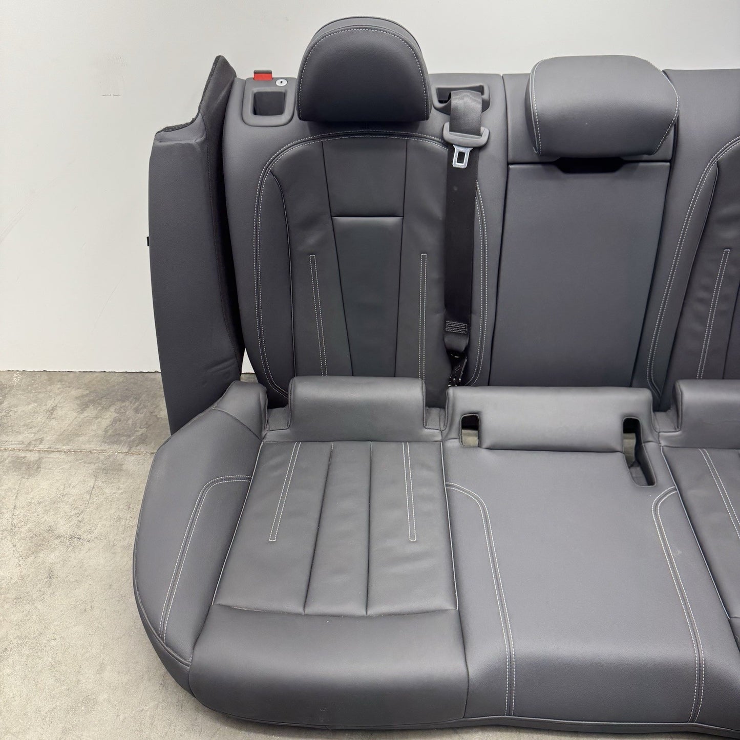 20-24 Audi A4 S-Line Bucket Seat Set Front & Rear Leather Black OEM
