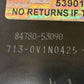 2021-2026 Lexus IS300 IS350 IS500 Radio Map Controller Switch Touch Pad OEM