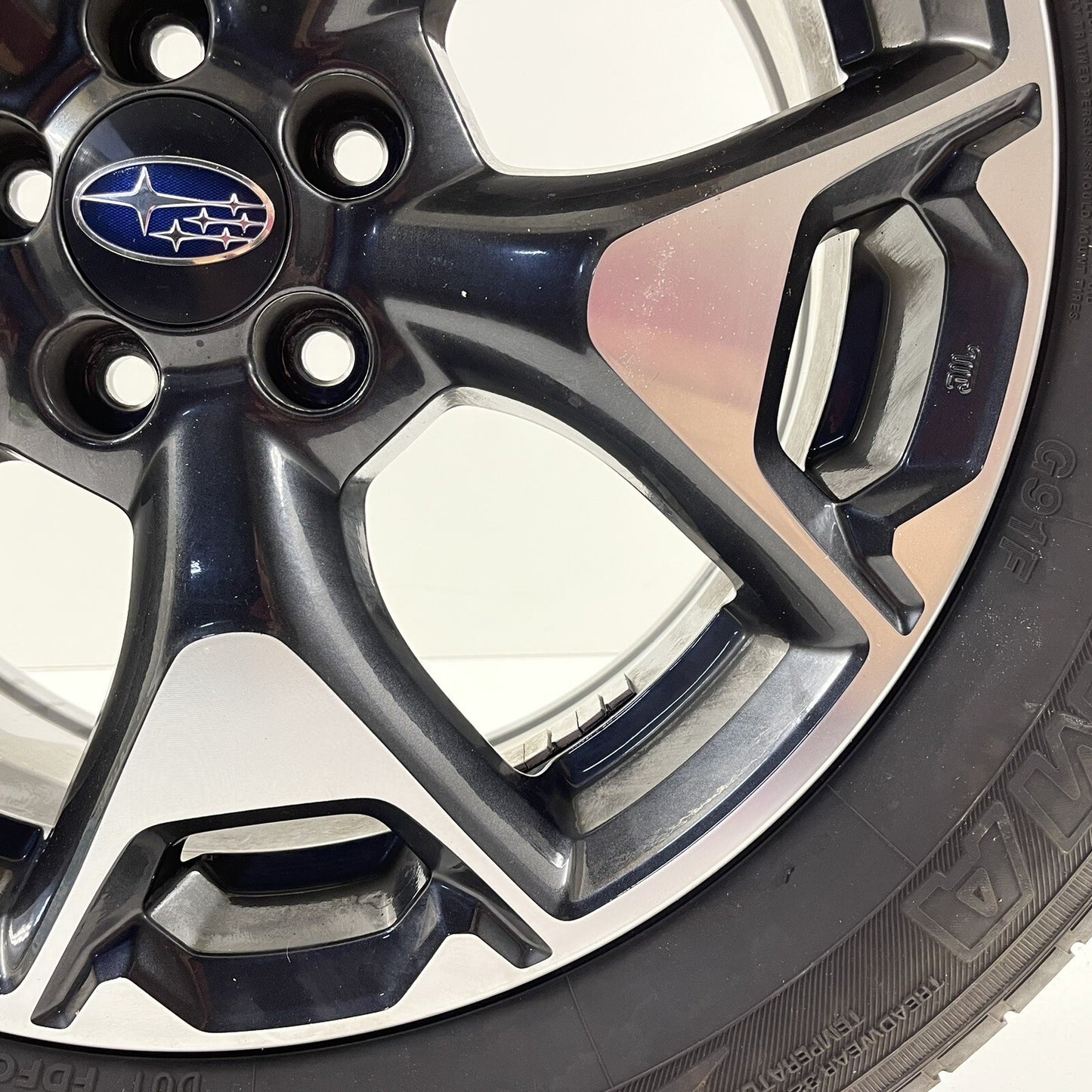 18-20 SUBARU CROSSTREK WHEEL RIM WITH TIRE 17x7 +55 OFFSET FACTORY OEM