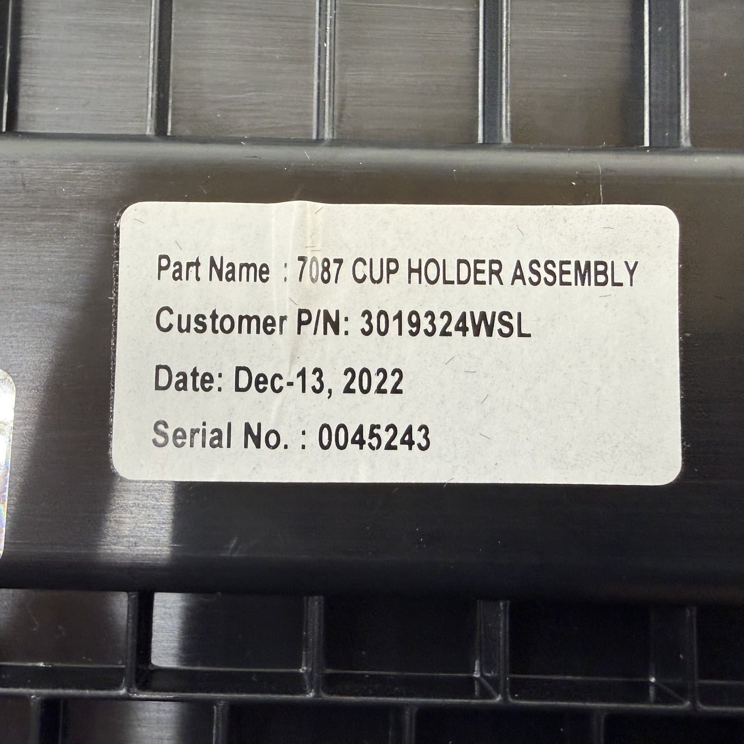 2022-2024 Rivian R1S R1T Center Console Sliding Cup Holder Tray 3019324WSL OEM