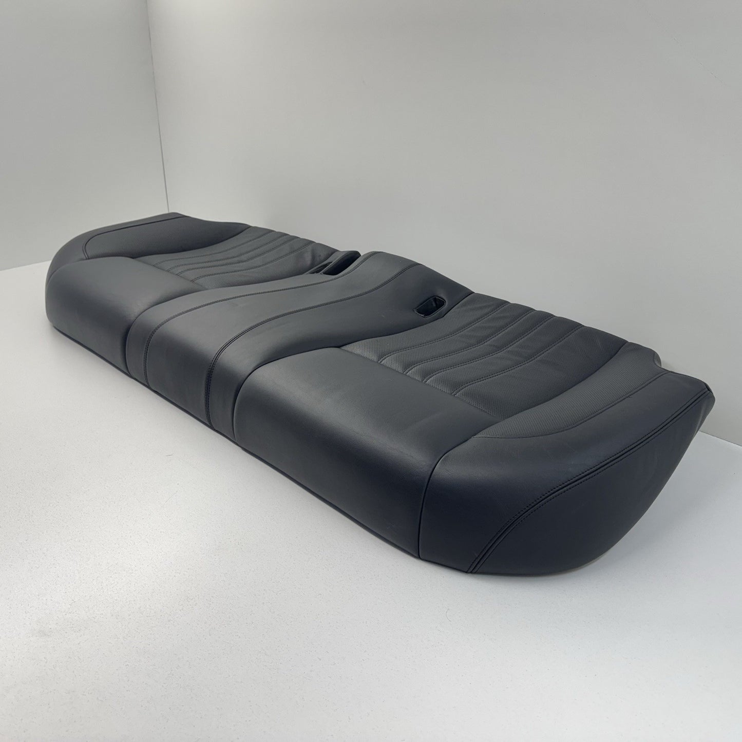 12-16 BMW M5 F10 Rear Lower Bottom Seat Cushion Cover Leather Black OEM