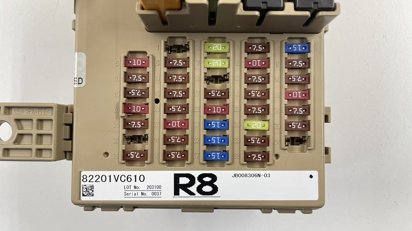 22-23 SUBARU WRX INTERIOR CABIN FUSE RELAY JUNCTION BOX 82201VC610 OEM