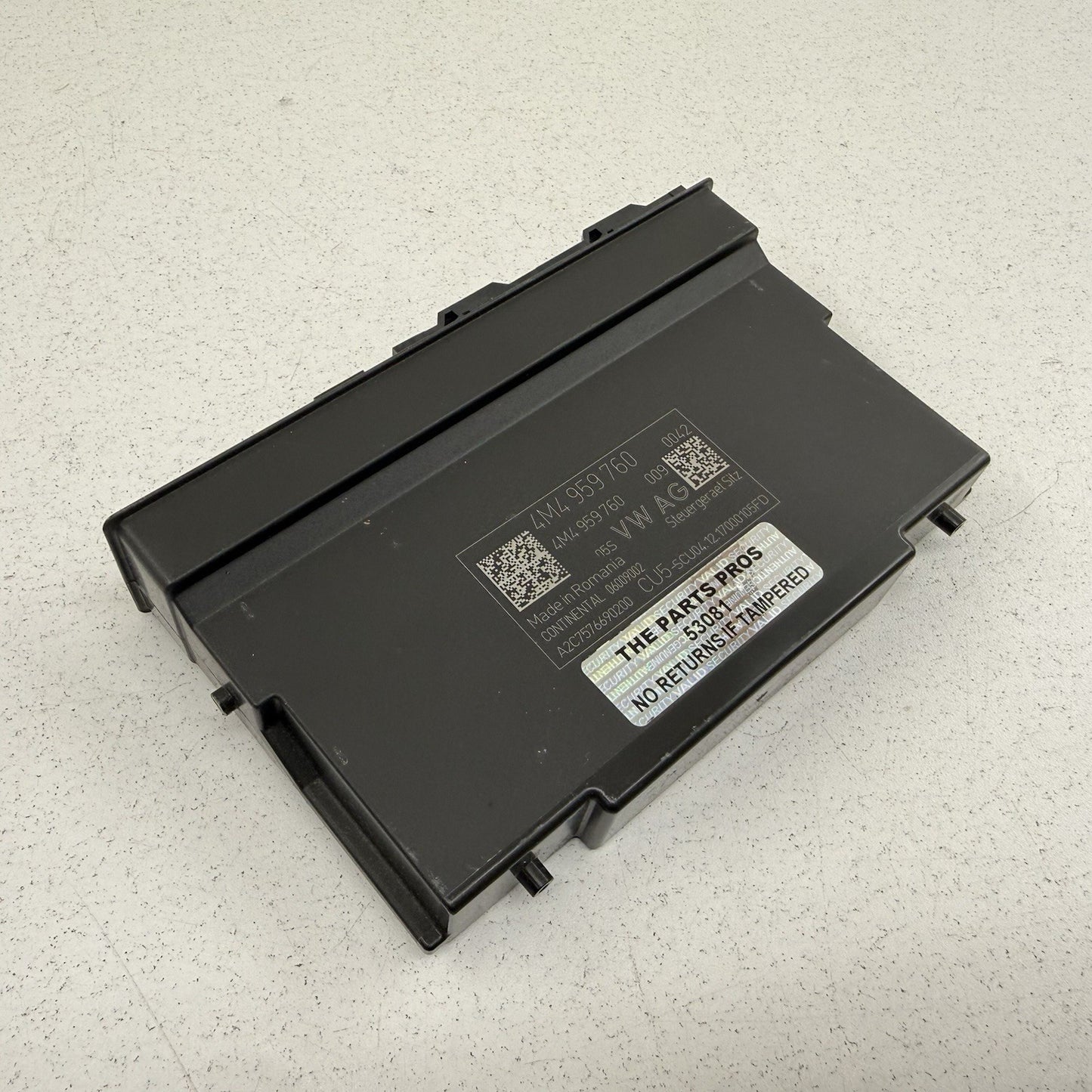 18-25 Audi S4 S5 Driver Left Front Sport Seat Control Module 4M4959760 OEM