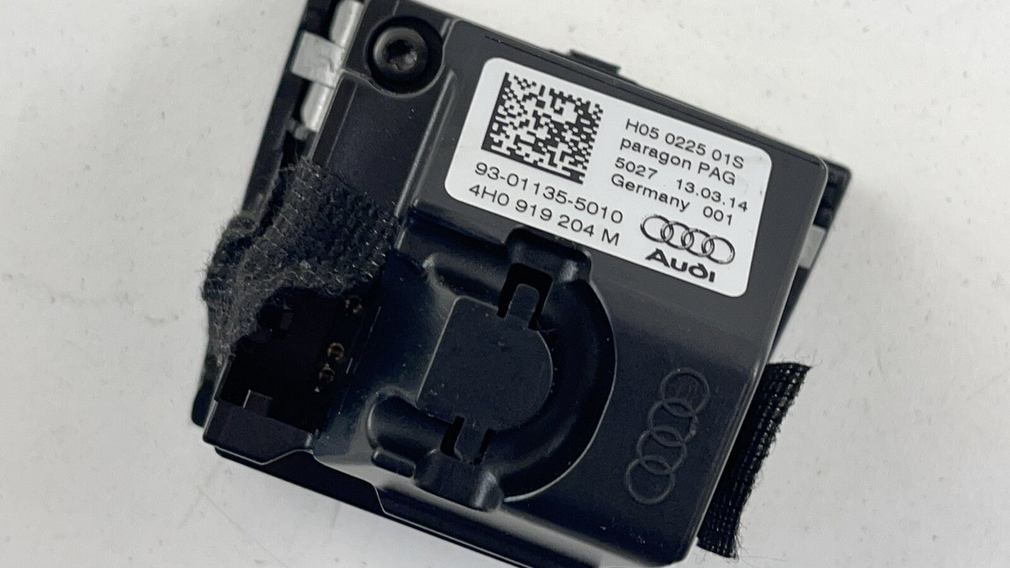 11-18 AUDI A8 CENTER DASH ANALOG CLOCK TIME 4H0 919 204 M OEM