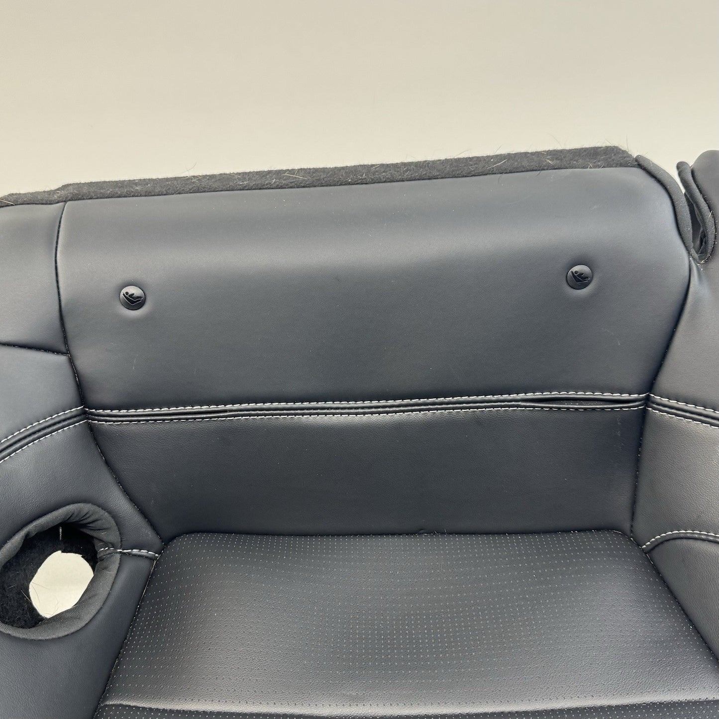 24-26 Ford Mustang Premium Rear Seat Set Upper & Lower Cushion Leather Black OEM