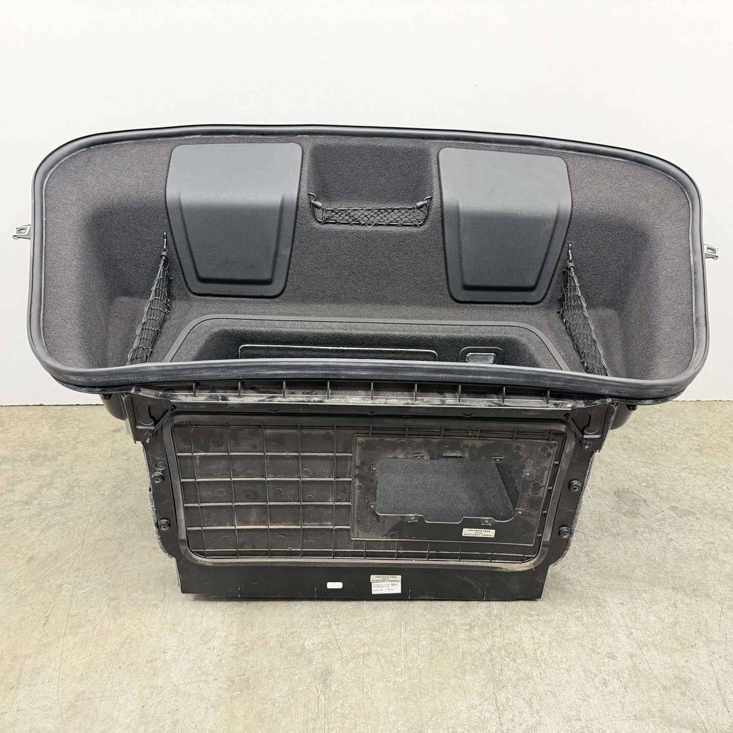 17-23 Audi R8 Front Under Hood Compartment Trunk Frunk Tub Plastic Trim Set OEM
