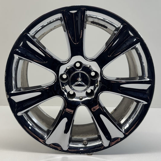 06-11 Mercedes-Benz CLS550 W219 Rear Wheel Rim 18x9.5 Chrome Factory OEM