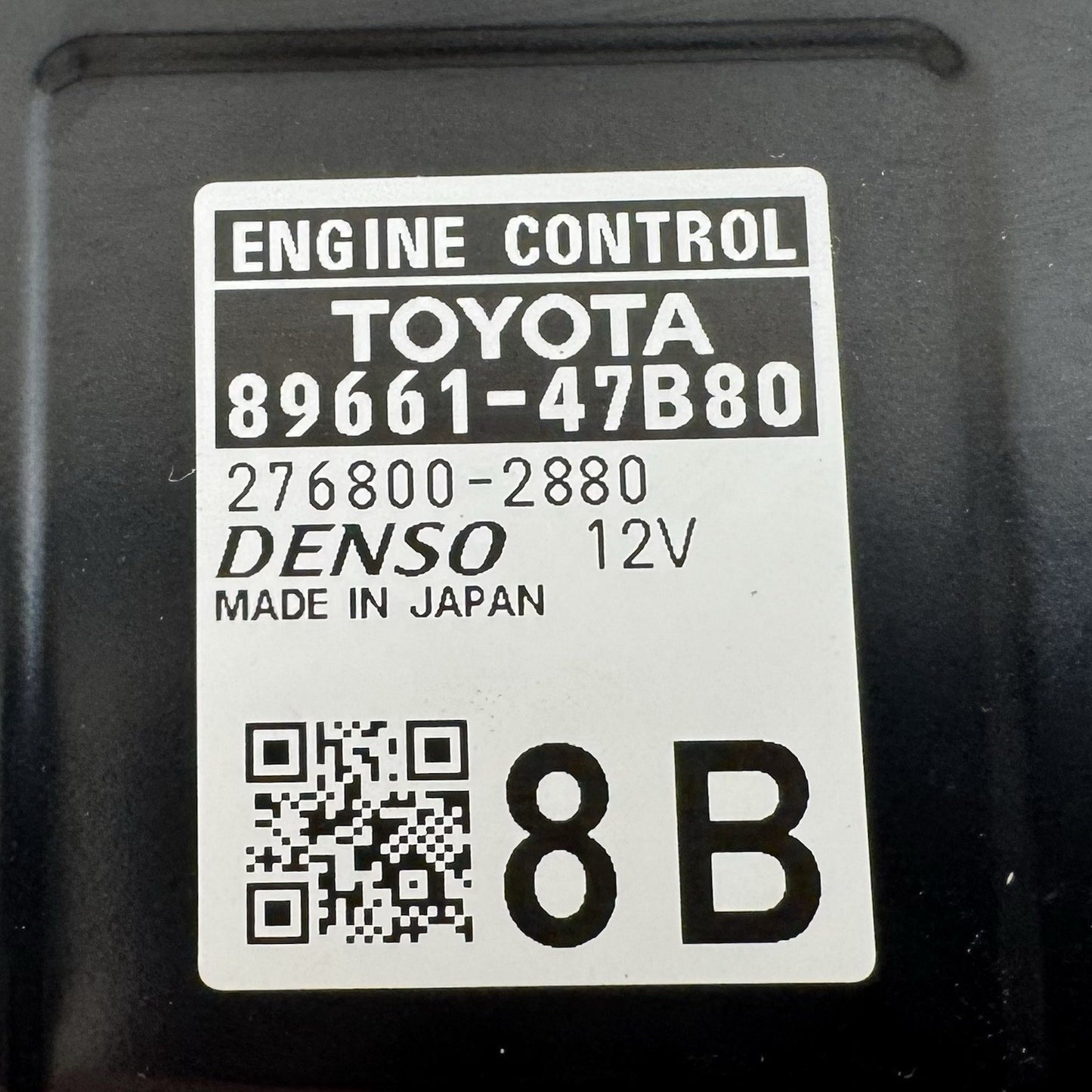 19-21 Toyota Prius Prime Motor Engine Control Module ECU 89661-47B80 OEM