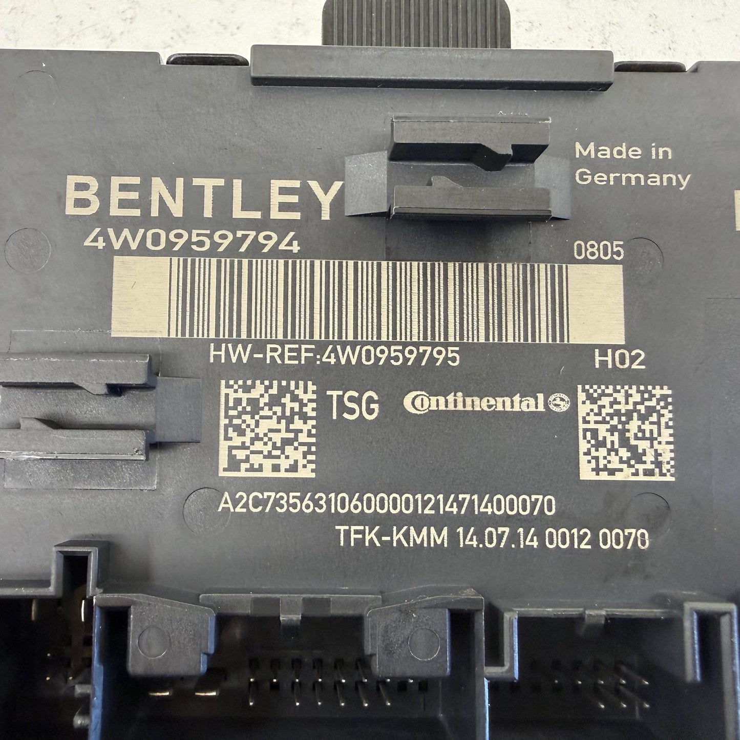2014-2018 Bentley Flying Spur Right Rear Door Control Module 4W0959794 OEM