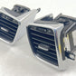 10-16 PORSCHE PANAMERA FRONT LEFT AND RIGHT DASH AIR VENT GRILL TRIM SET OEM