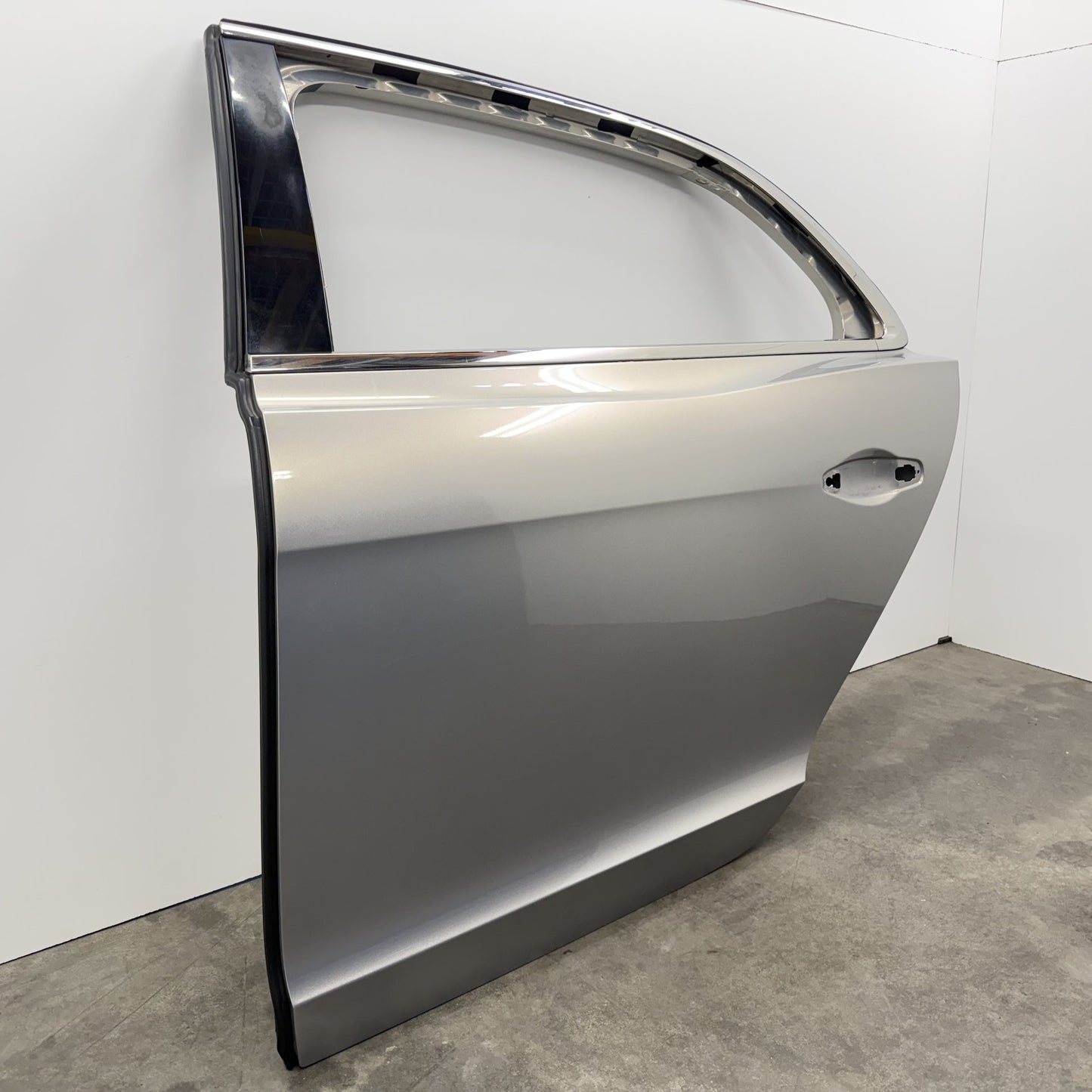 2014-2018 Bentley Flying Spur Driver Left Rear Door Shell Extreme Silver OEM