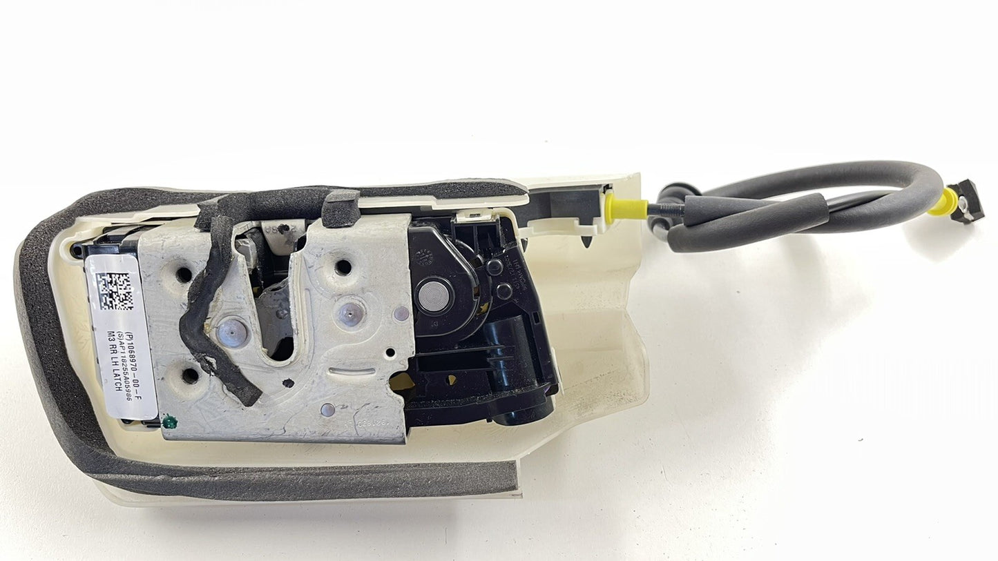 17-22 TESLA MODEL 3 DRIVER LEFT REAR DOOR LOCK LATCH ACTUATOR 1068970-00-F OEM