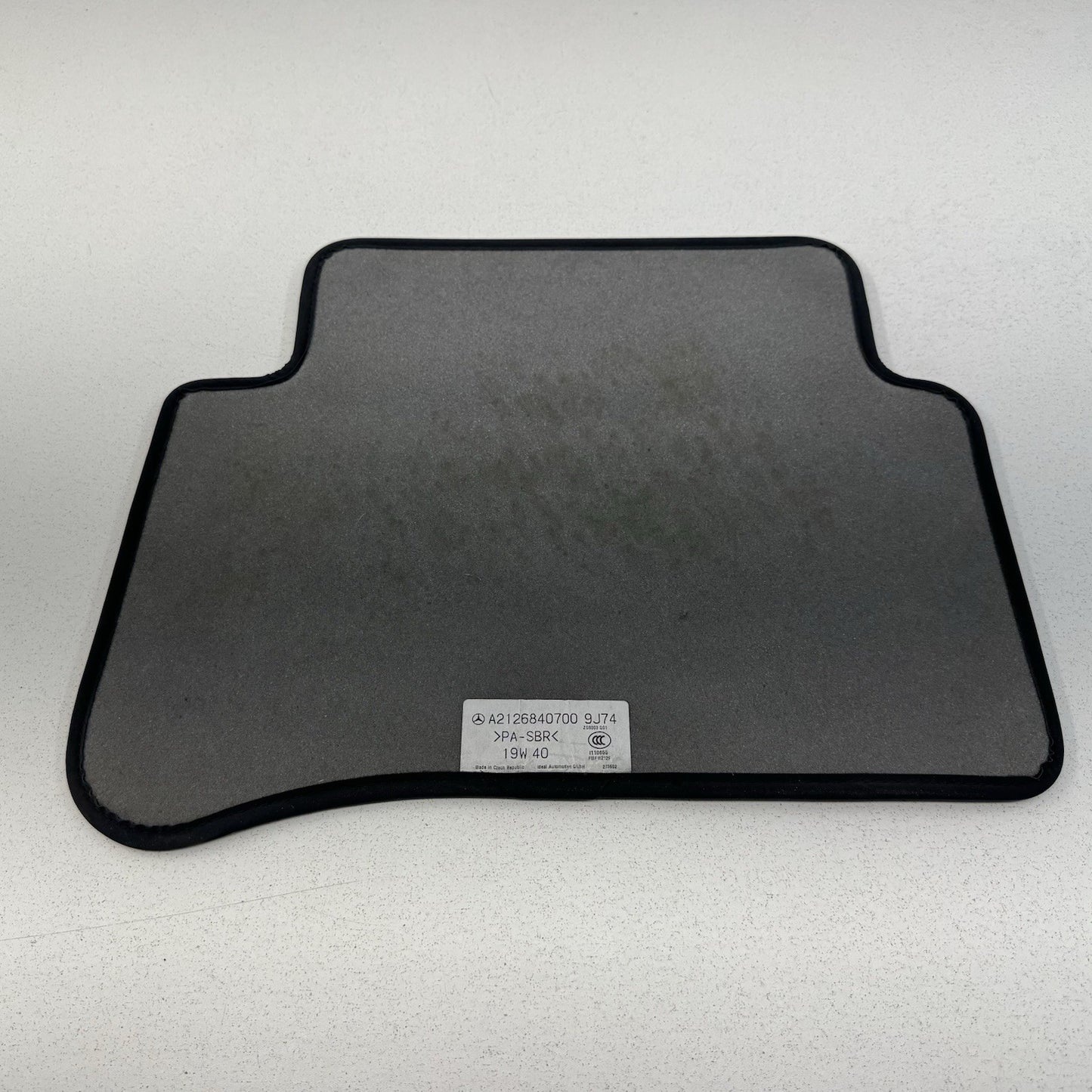 12-18 Mercedes W218 CLS550 Floor Mat Set Front & Rear Black Factory OEM