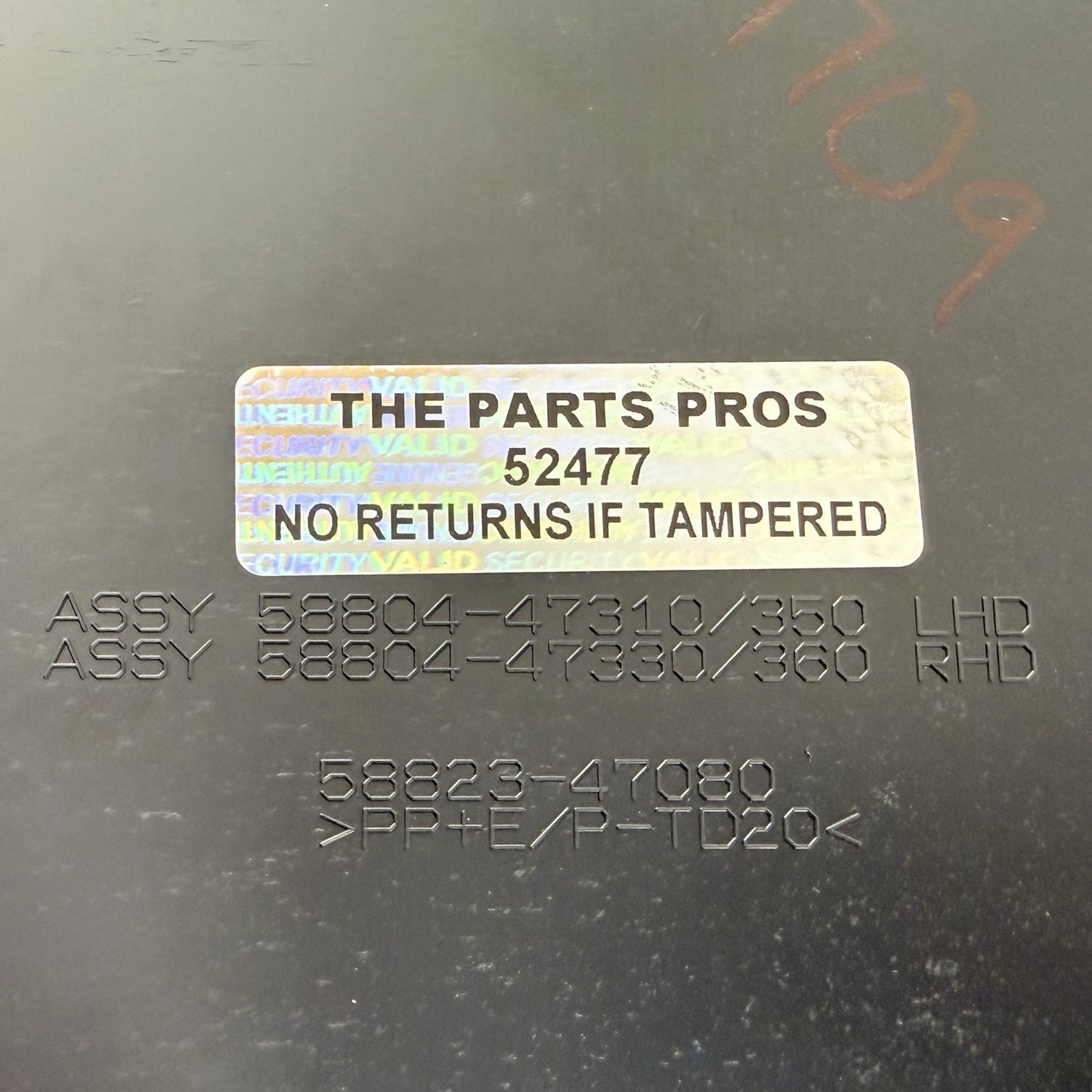 23-26 Toyota Prius Center Console Upper Panel With Cup Holders 58804-47350 OEM