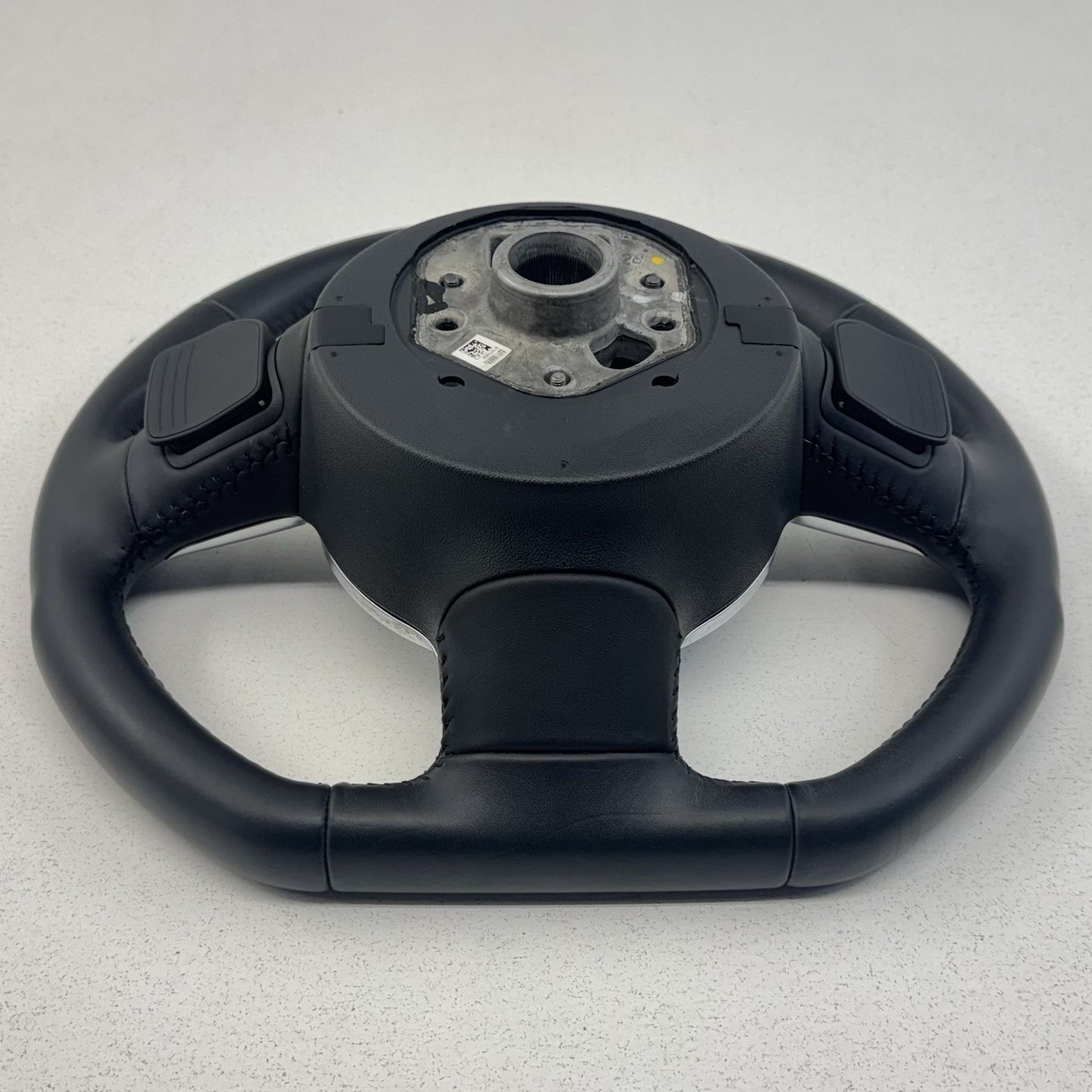 08-15 Audi TT Driver Steering Wheel Flat Bottom Leather Black 8J0419091C OEM
