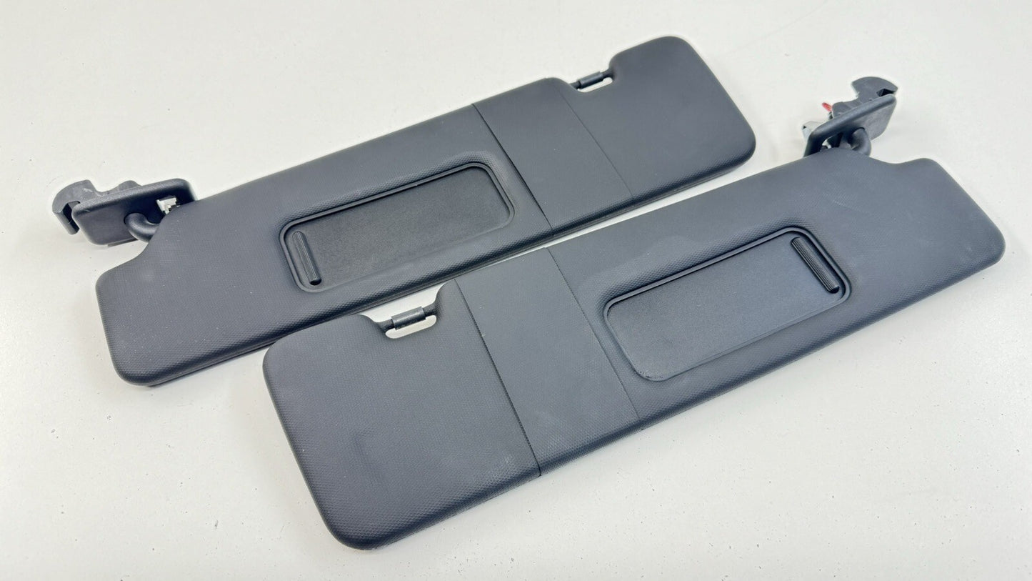 20-23 TOYOTA SUPRA LEFT RIGHT FRONT SUNVISOR SUN VISOR SHADE PAIR BLACK OEM