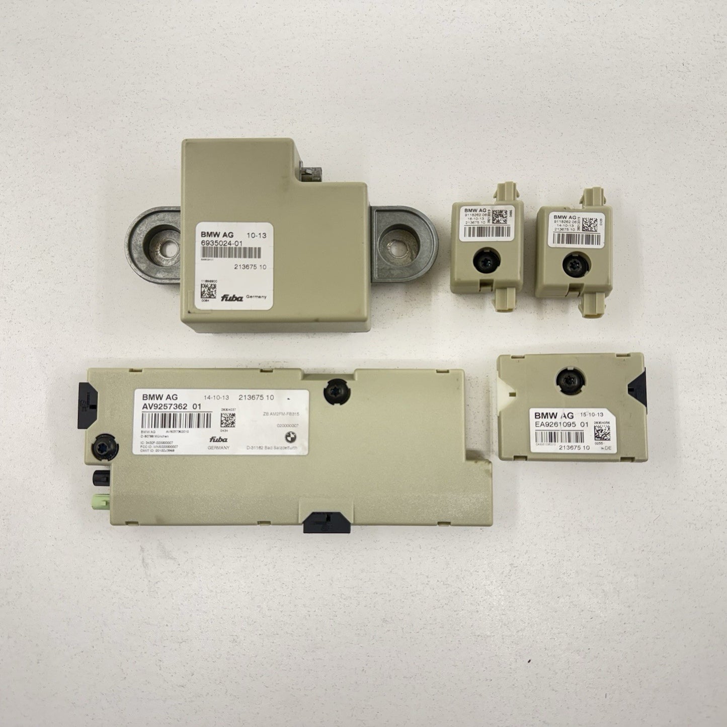11-16 BMW M5 528 535 550 F10 Radio Antenna Receiver Amplifier Modules Set OEM