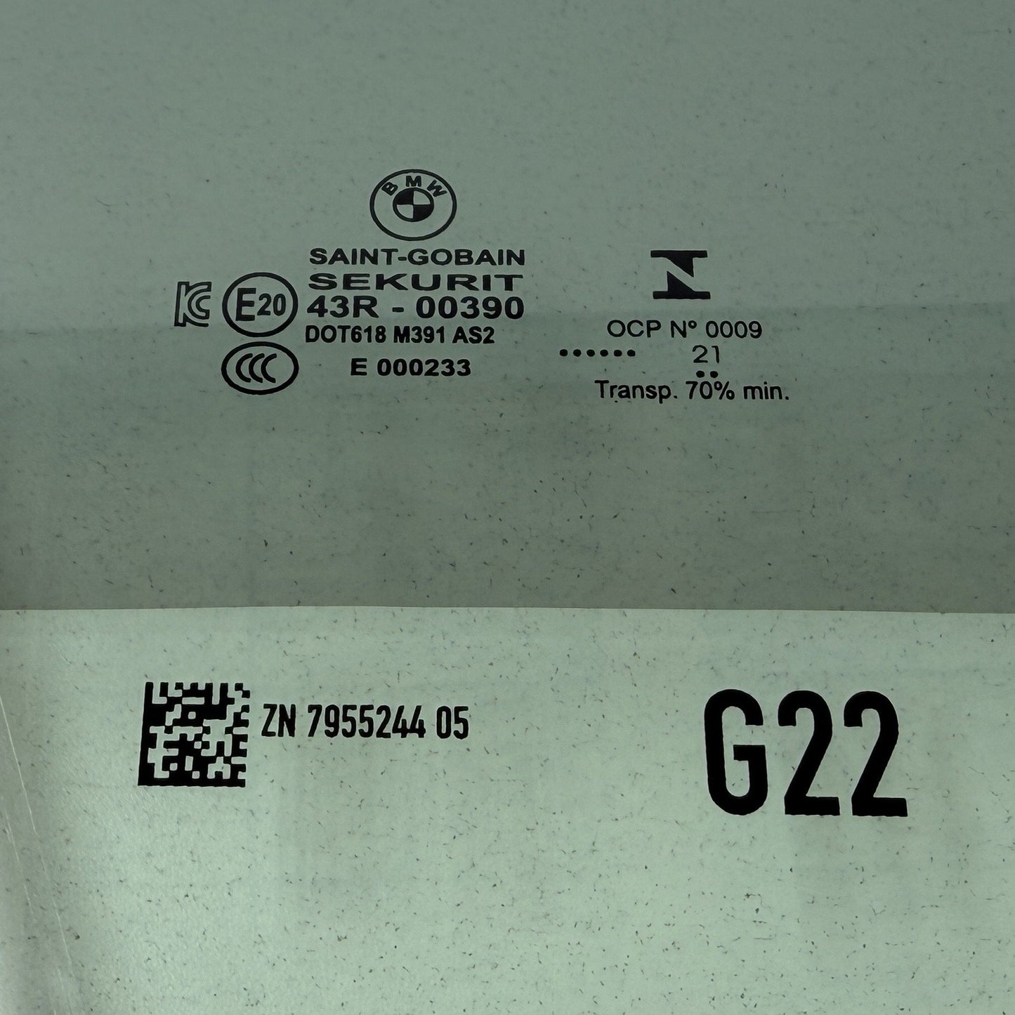 2021-2026 BMW M4 430i M440i G22 G82 Coupe Passenger Right Door Glass Window OEM