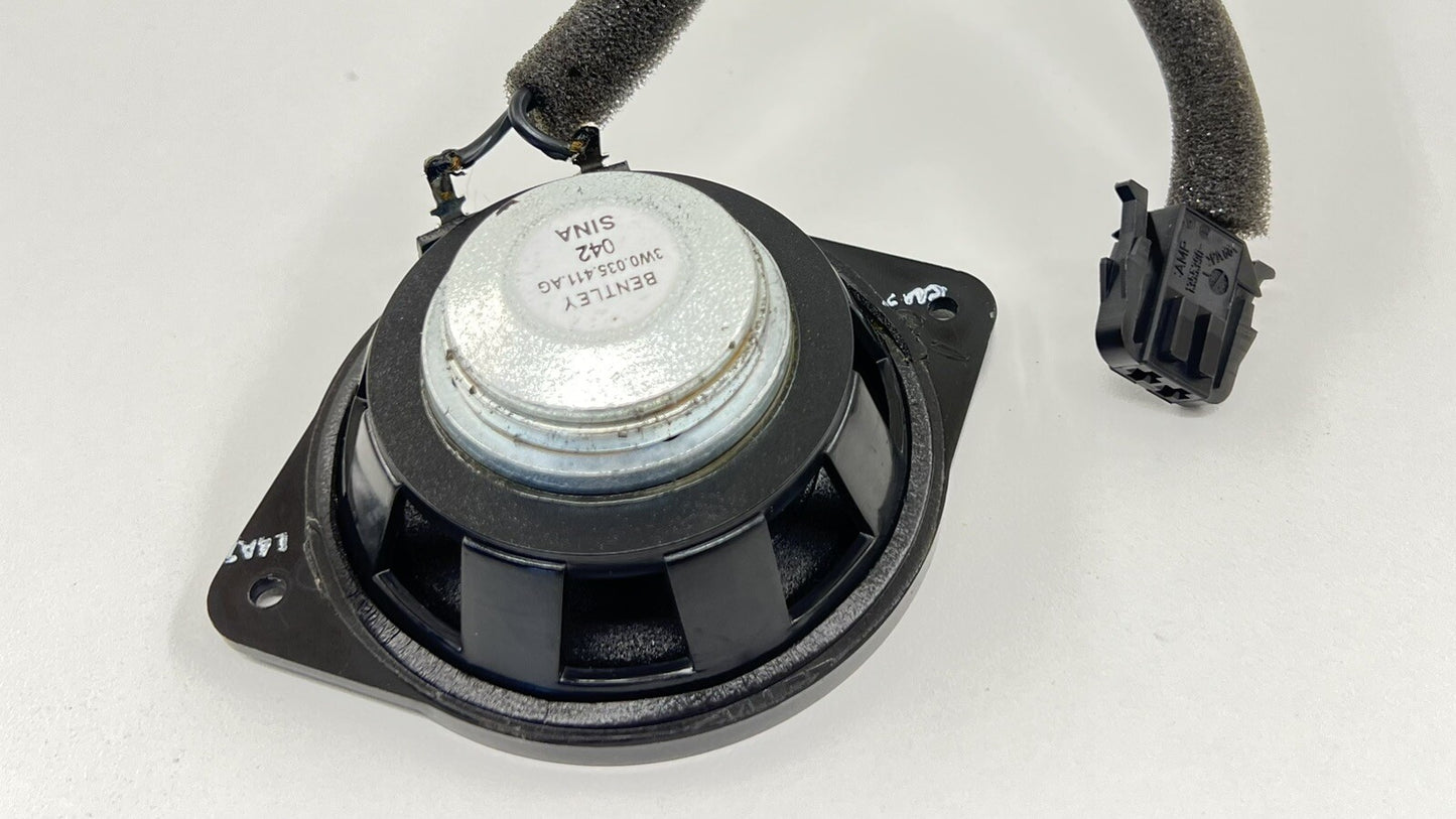 13-18 BENTLEY FLYING SPUR LEFT OR RIGHT REAR DECK SHELF SPEAKER 4W0.035.411 OEM