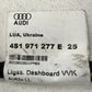 17-23 Audi R8 Dashboard Dash Instrument Panel Wire Wiring Harness 4S1971277E OEM