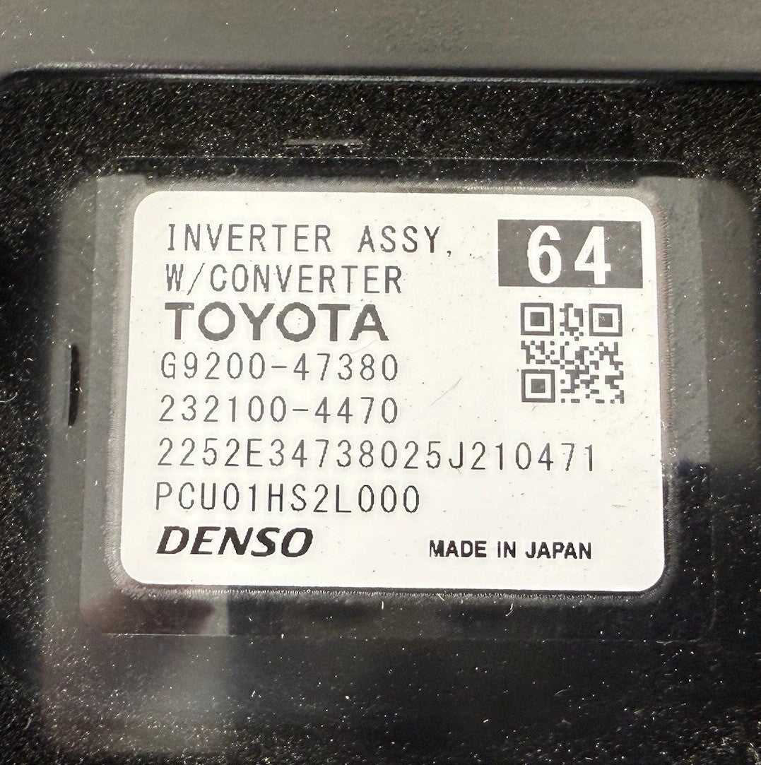 23-26 Toyota Prius Hybrid DC Inverter Assembly With Converter G9200-47380 OEM