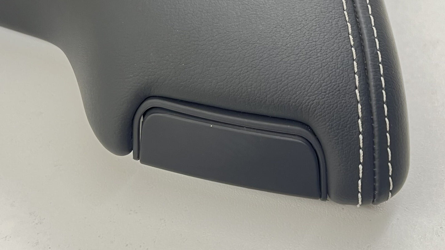 22-24 CADILLAC CT4 V BLACKWING CENTER CONSOLE ARMREST ARM REST BLACK LEATHER OEM