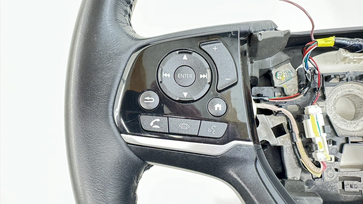 18-22 Honda Odyssey Driver Steering Wheel Leather Black 78500-THR-A41 OEM