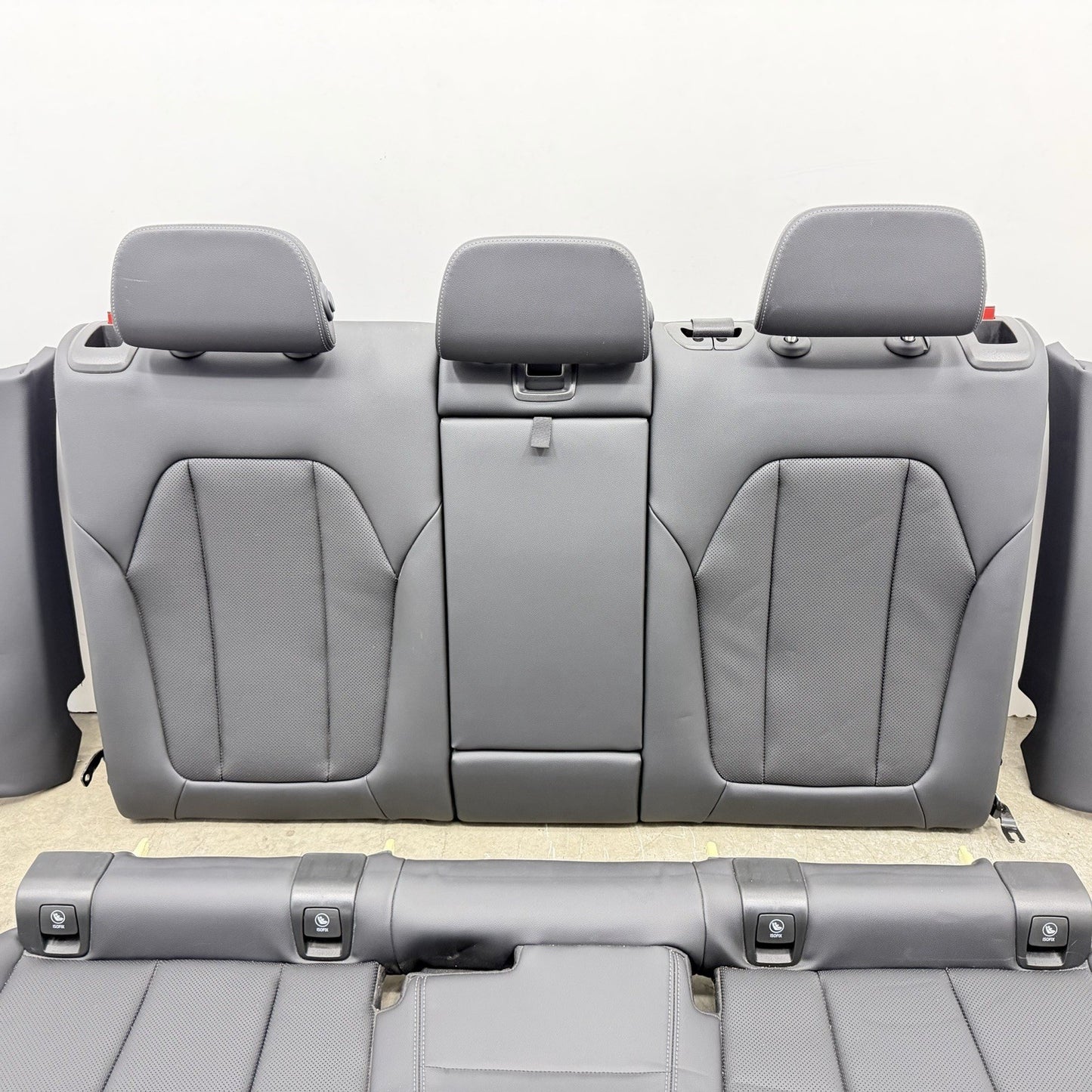 18-24 BMW G01 X3 Rear Seat Set Complete Upper And Lower Cushion Set Black OEM