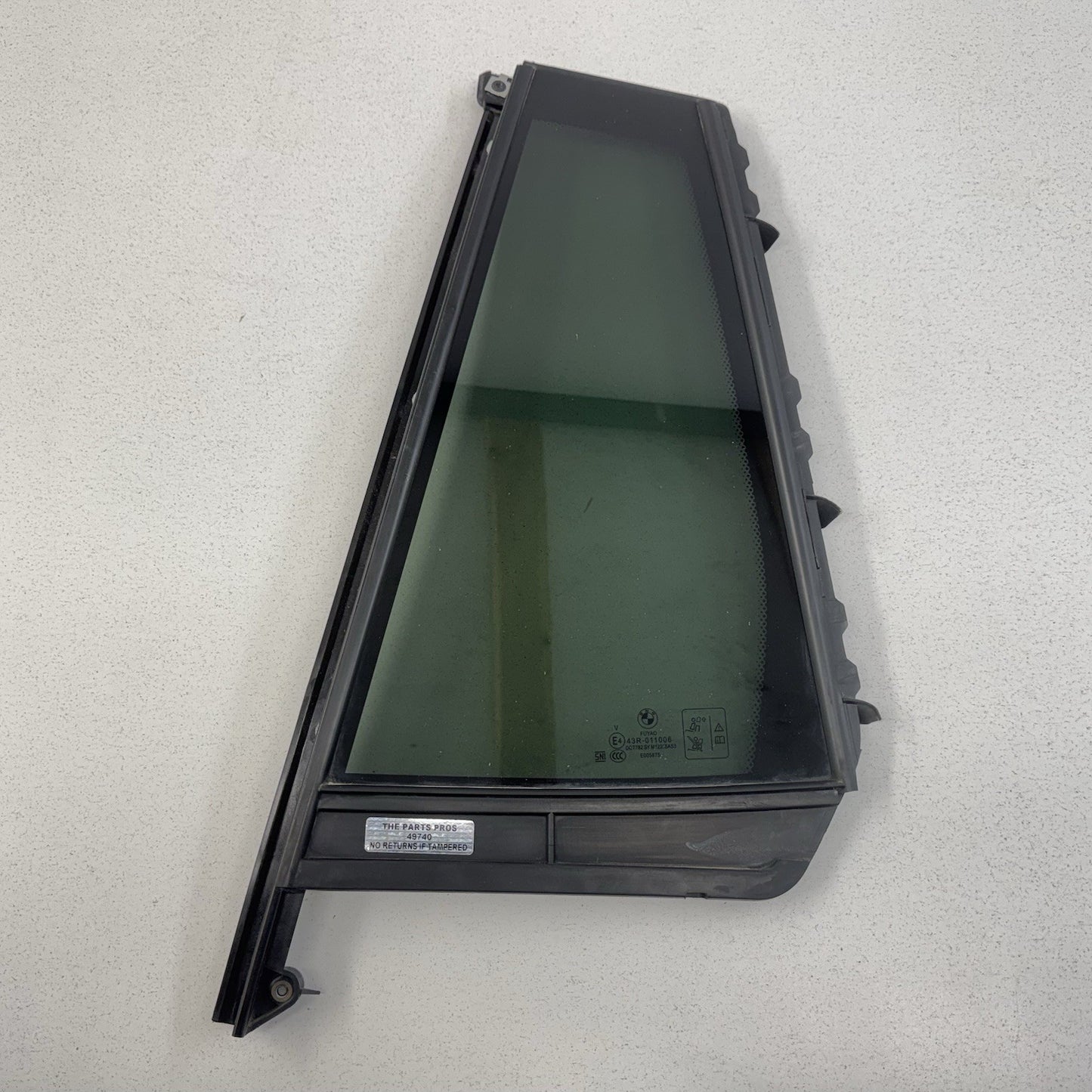 18-24 BMW G01 X3 Driver Left Rear Door Quarter Window Glass OEM