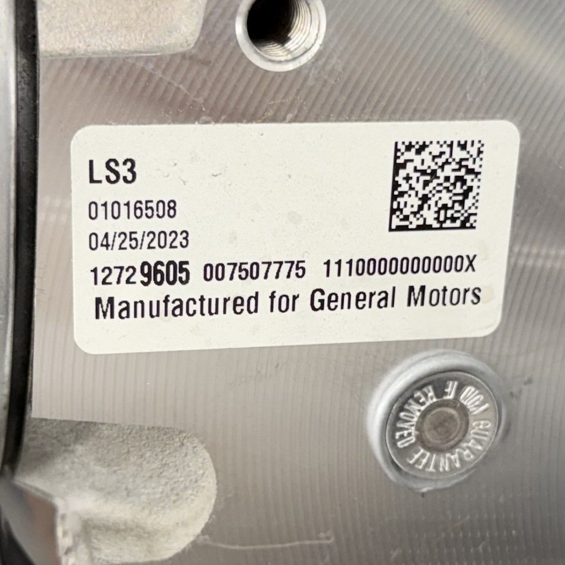 13-15 Chevrolet Camaro SS 1LE LS3 6.2L Engine With MM6 Manual Transmission OEM