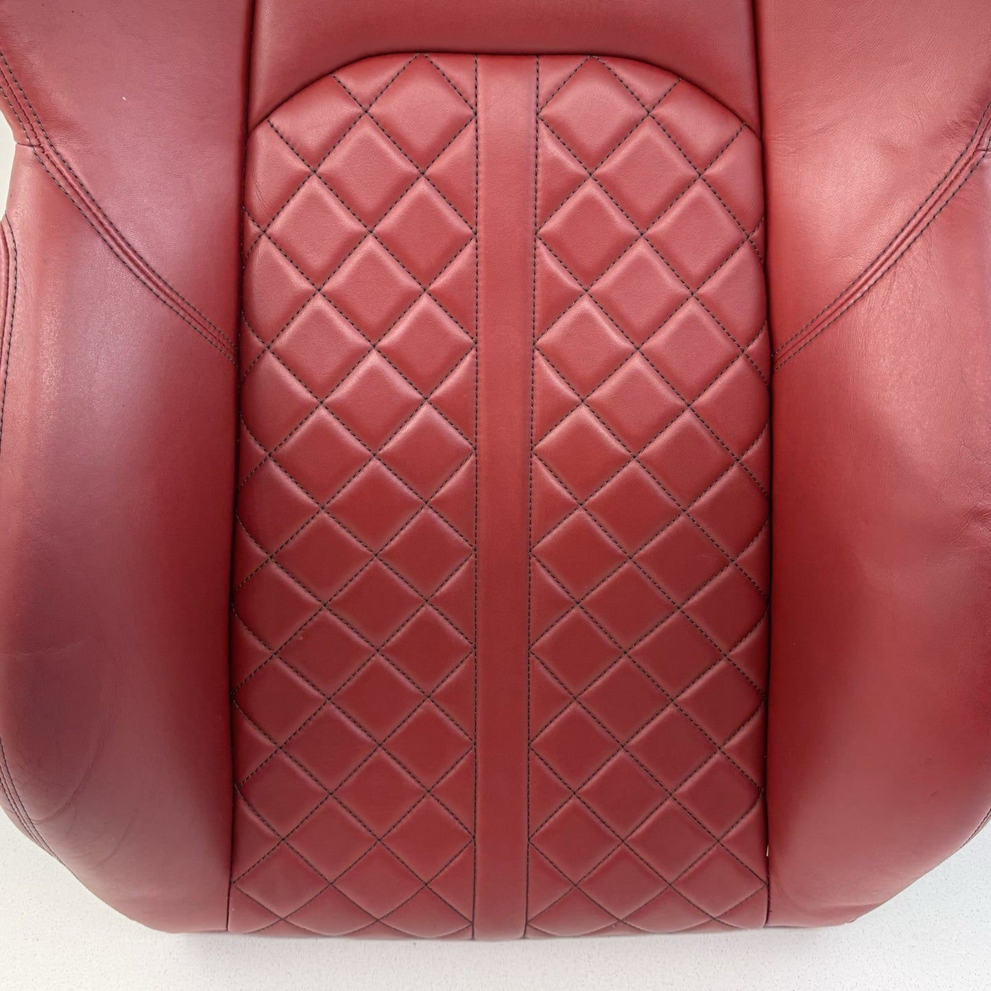 18-24 Audi S4 S5 Passenger Right Front Sport Seat Upper Cushion Magma Red OEM