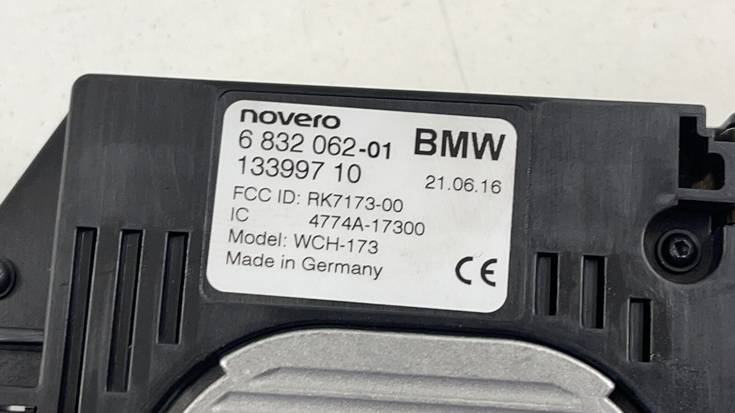 16-19 BMW M6 CENTER CONSOLE WIRELESS PHONE CHARGING STATION MODULE 6832062 OEM
