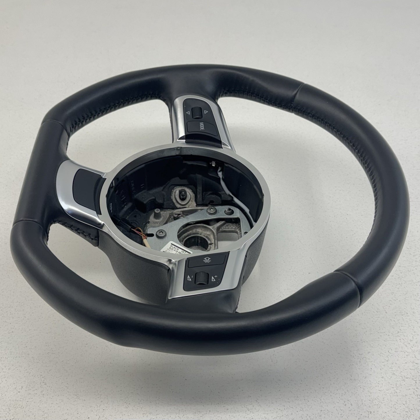 08-15 Audi TT Driver Steering Wheel Flat Bottom Leather Black 8J0419091C OEM