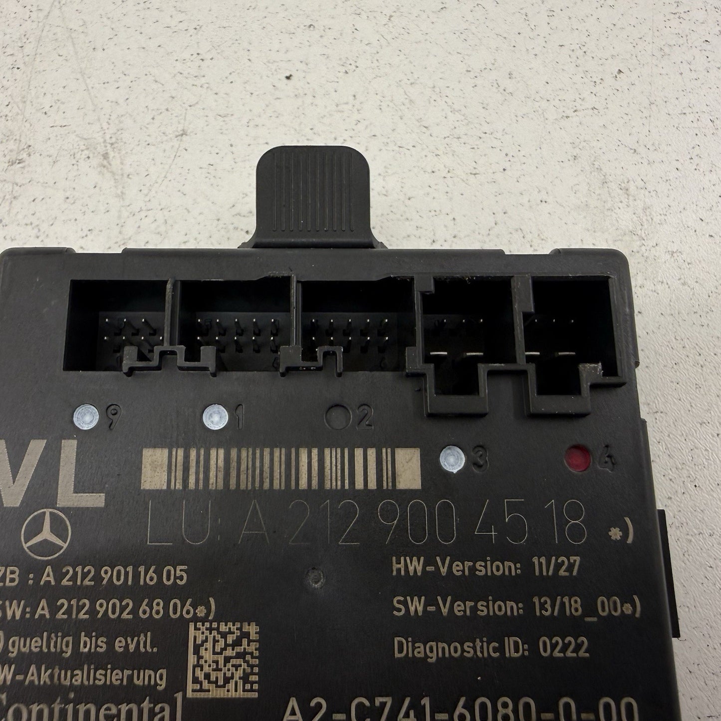 12-18 Mercedes W218 CLS550 Driver Left Front Door Control Module 2129004518 OEM