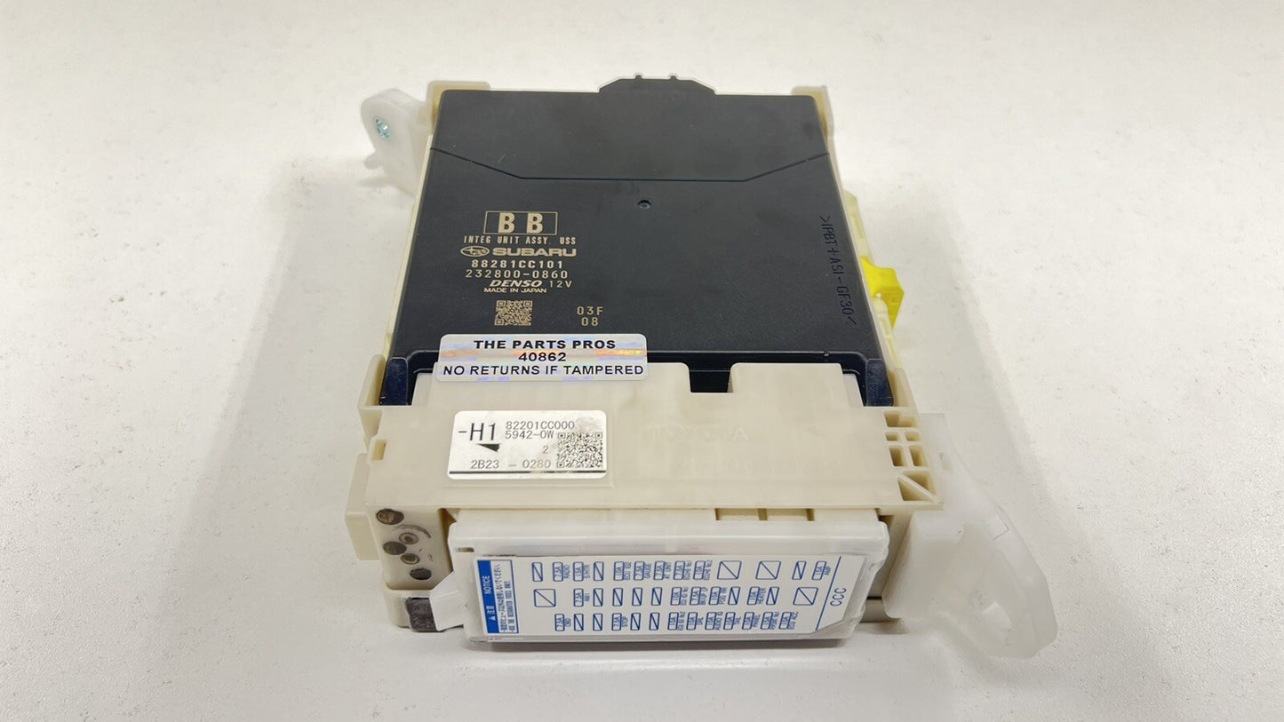 22-23 Toyota GR86 Integrated Body Control Module Fuse Relay Junction Box OEM
