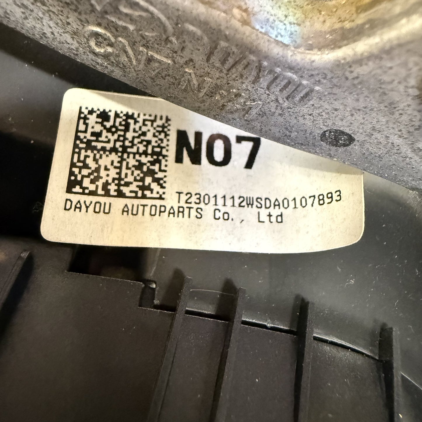 2022-2026 Hyundai Elantra N Manual Transmission Steering Wheel Leather Black OEM