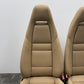 10-16 Porsche Panamera Front Seat Pair Power Memory Leather Luxor Beige OEM
