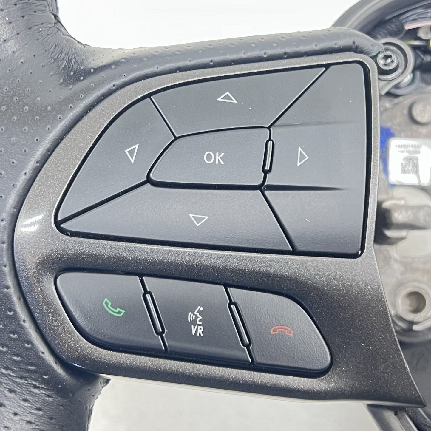 18-23 Dodge Challenger Charger Flat Bottom Steering Wheel Leather OEM *NOTE*