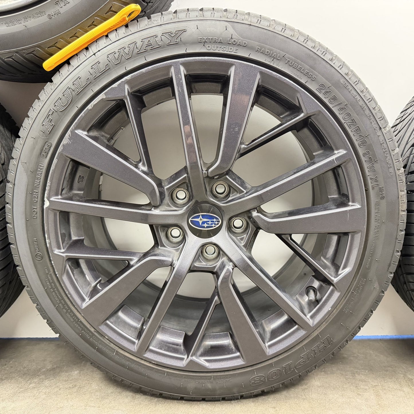2022-2026 Subaru WRX Limited 18" Wheels Set Rims & Tires 28111VC040 Factory OEM