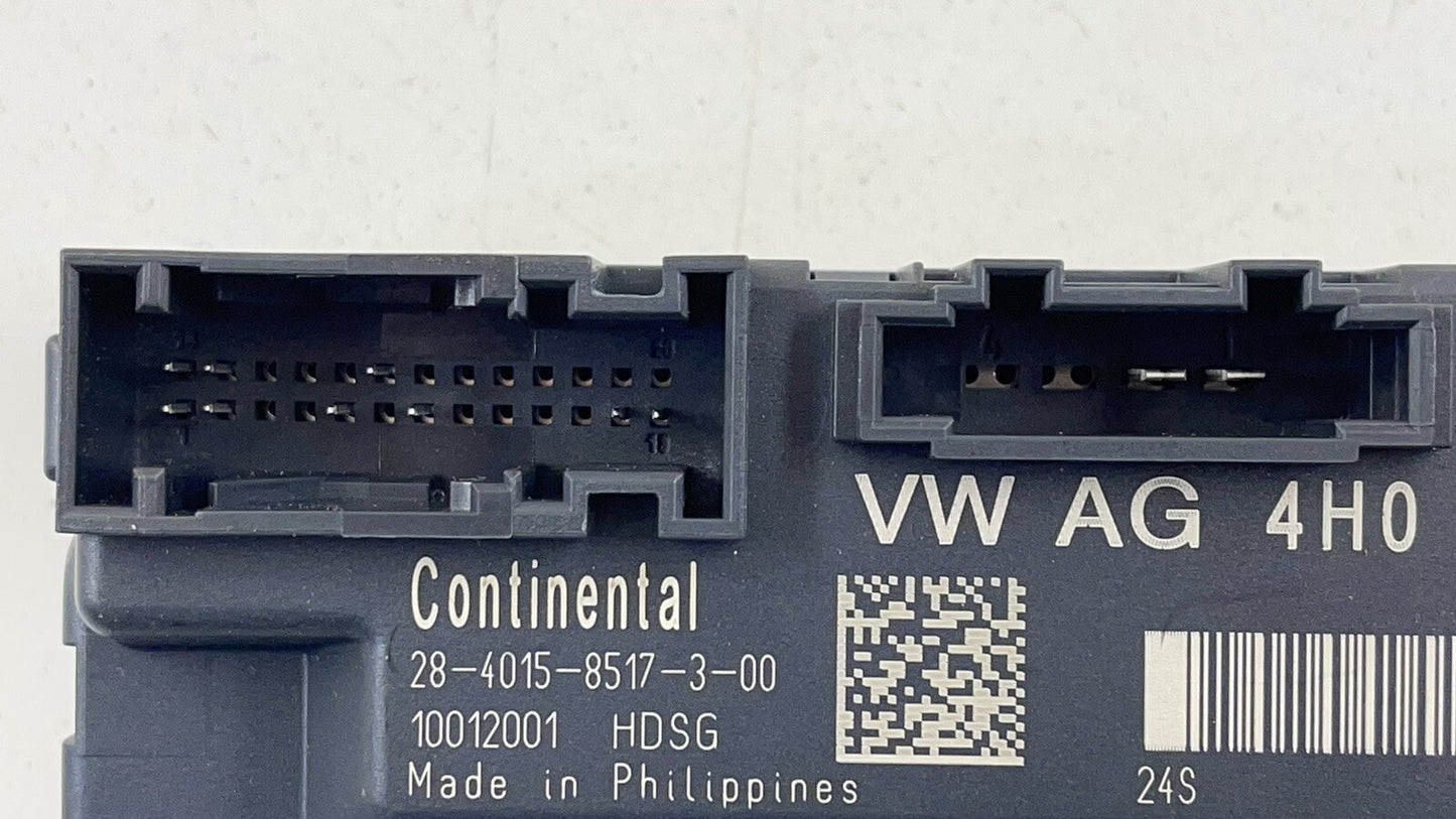 15-18 AUDI A8 S8 POWER TRUNK CONTROL MODULE 4H0 959 107 AC OEM