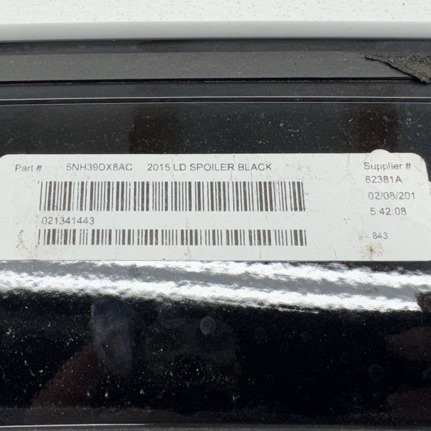 15-23 Dodge Charger SRT Hellcat Rear Trunk Lid Spoiler Wing 5NH39DX8AC OEM