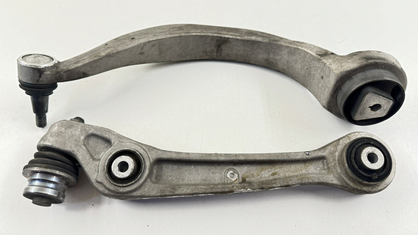 11-18 AUDI A8 DRIVER LEFT FRONT LOWER CONTROL ARM SUSPENSION PAIR OEM