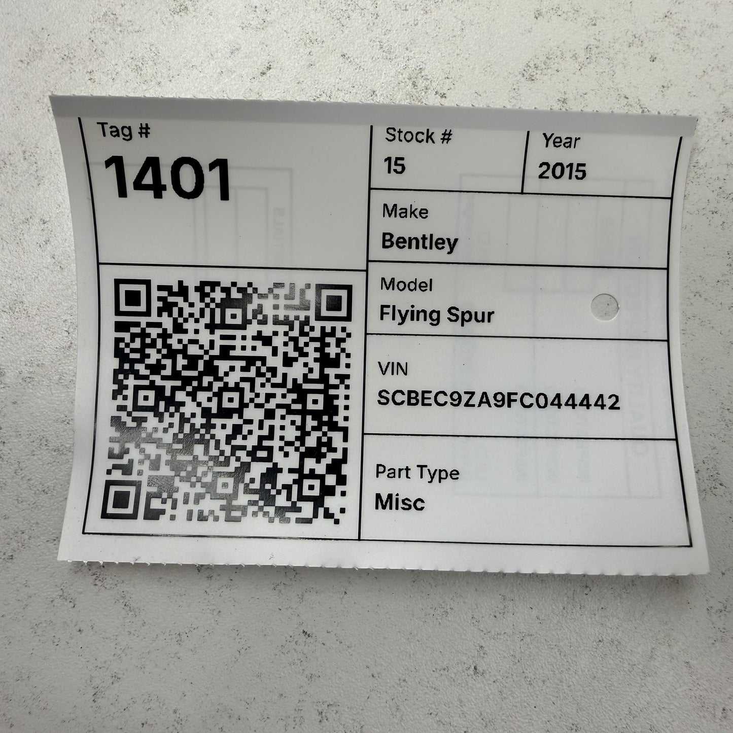 2014-2018 Bentley Flying Spur Front Door Mirror Control Switch 3W0959565C OEM