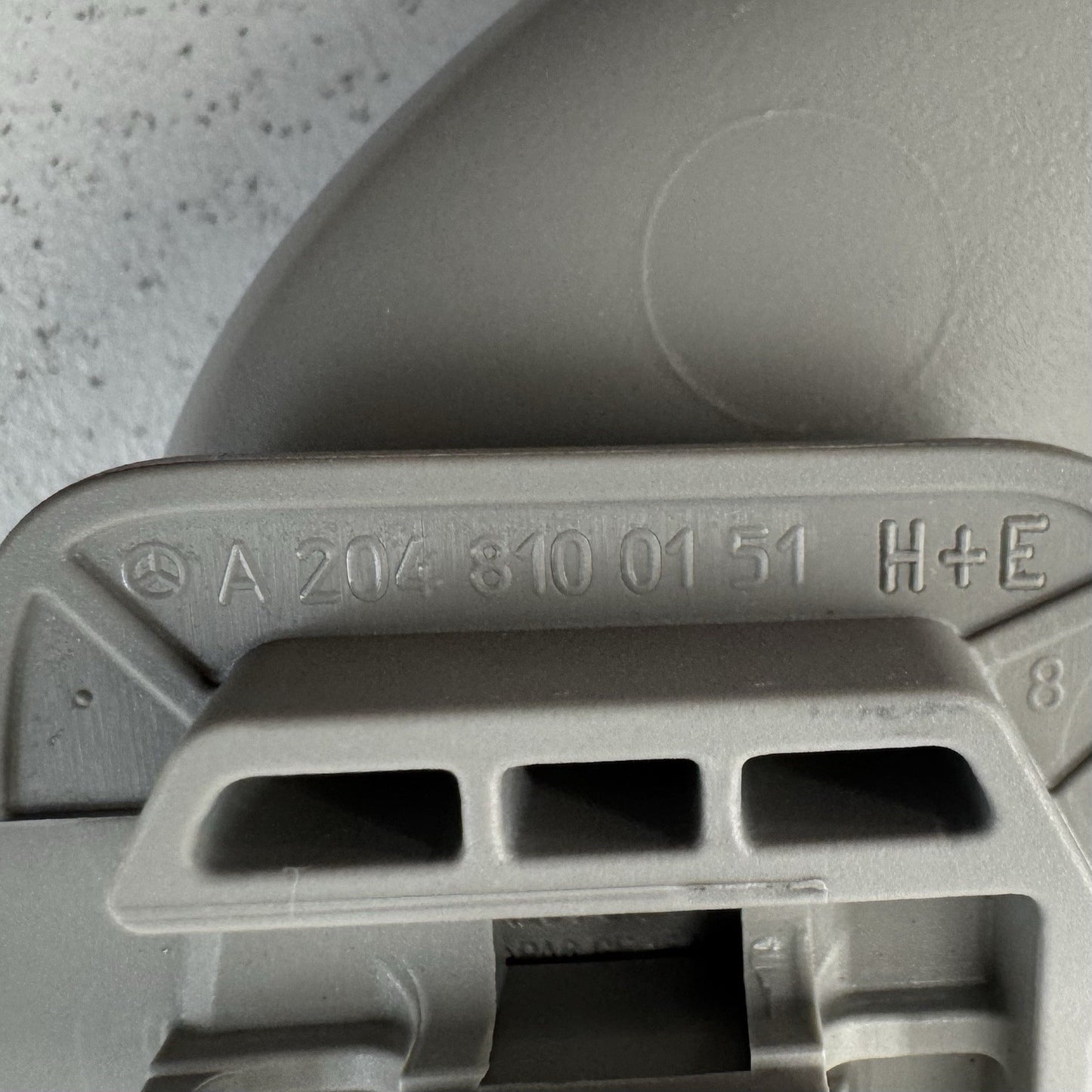 08-18 Mercedes C CLS E Interior Headliner Roof Grab Handle Set Gray OEM