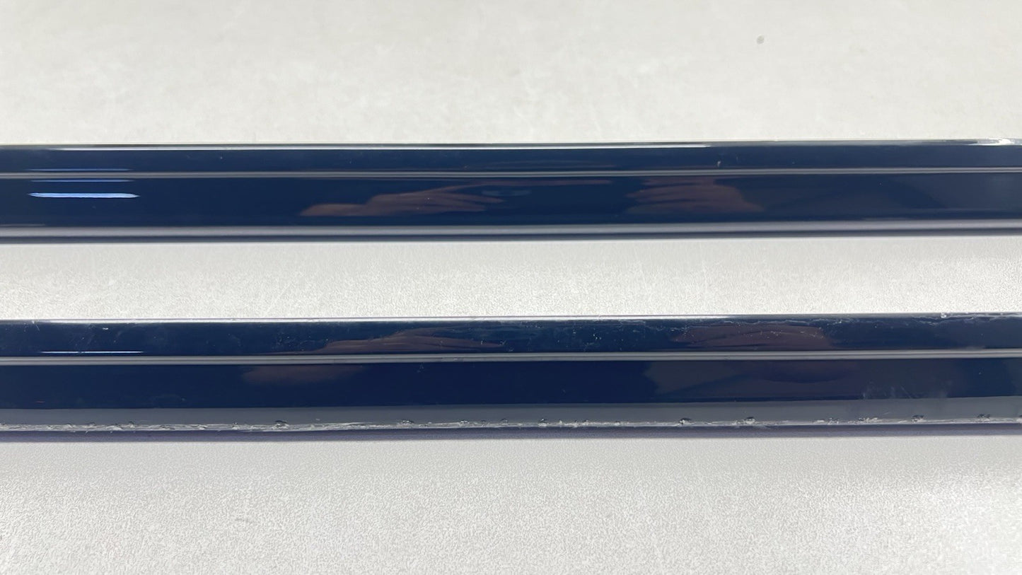 18-24 AUDI A4 S-LINE LEFT AND RIGHT SIDE SKIRT ROCKER PANEL EXTENSION PAIR OEM