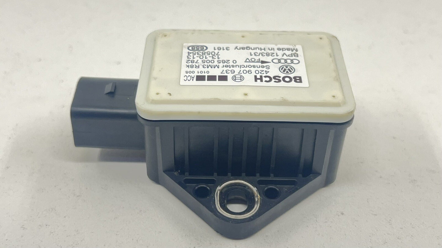 13-18 BENTLEY FLYING SPUR YAW RATE TURN SENSOR MODULE 420 907 637 OEM